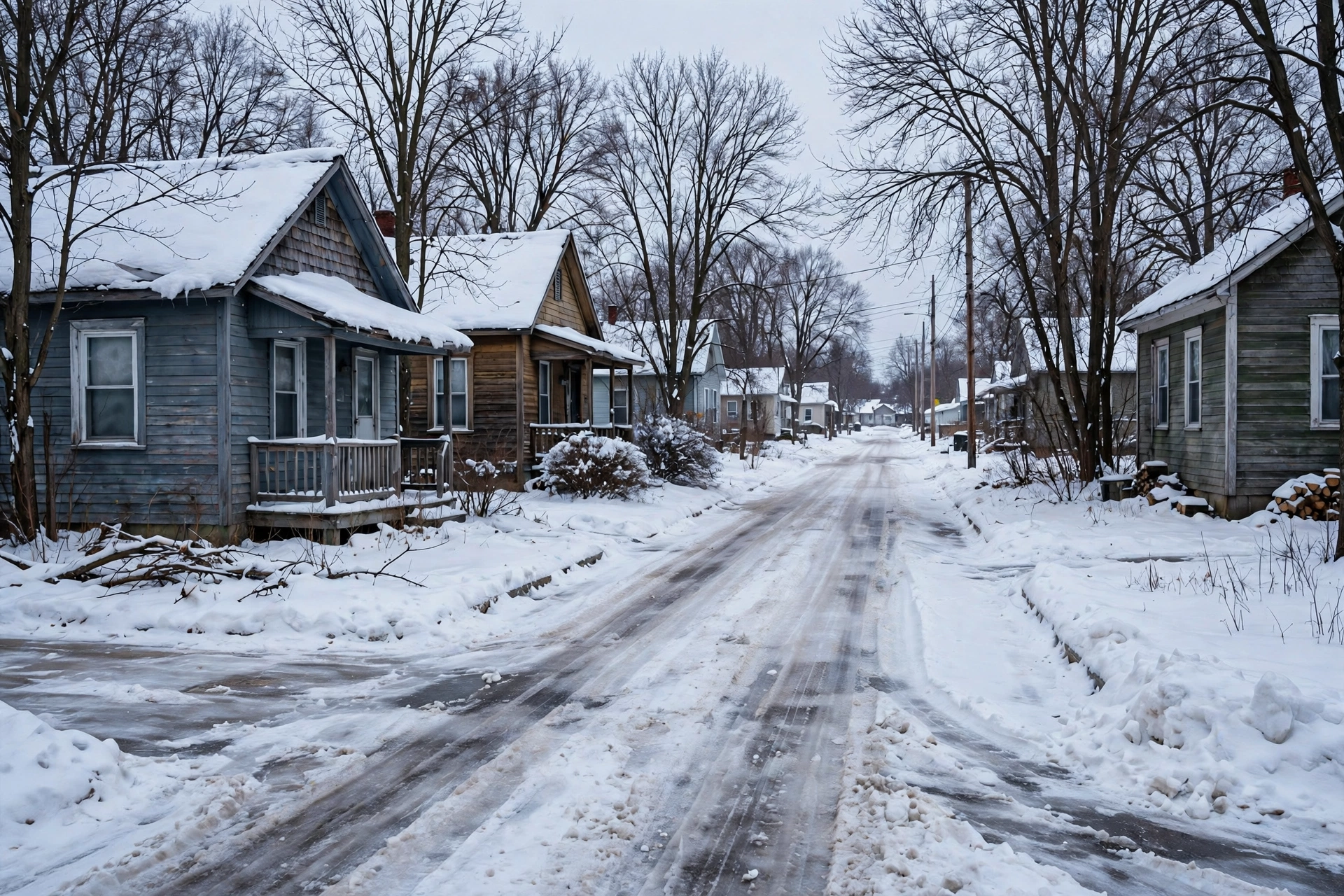 Main street buildings in Foley Minnesota